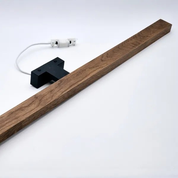 Brilagi-LED Kúpeľňové osvetlenie zrkadla WOODY MIRROR LED/15W/230V IP44 dub/čierna