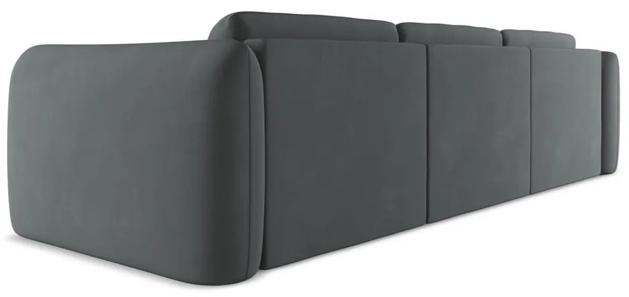 Tmavosivá rohová pohovka (ľavý roh) Hoku – Makamii