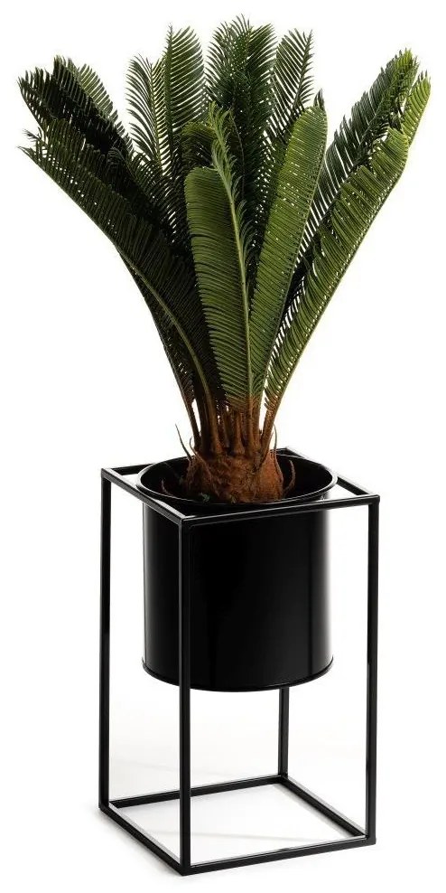 Stojan na kvety RING 40x23 cm čierna