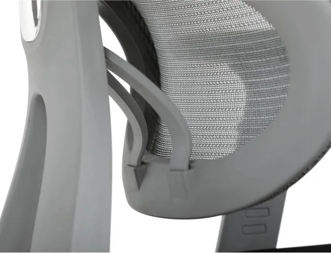 Kancelárska stolička sivá KA-K2081 GREY