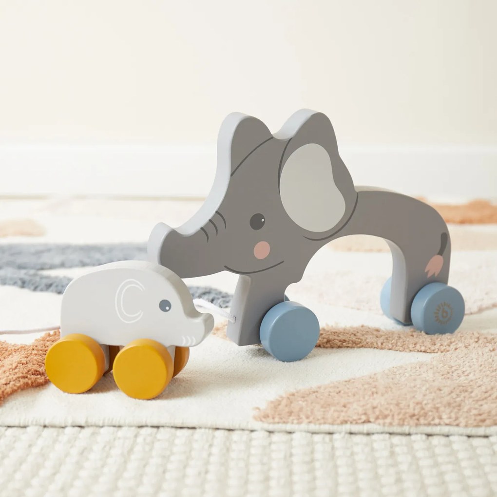 Bieco - Ťahacia hračka - slony