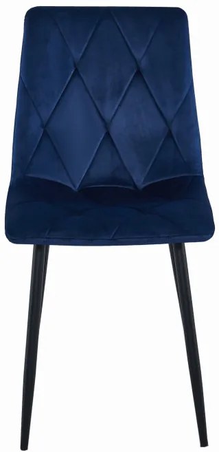 Set troch jedálenských stoličiek LIBRA zamatové granátové (čierne nohy)