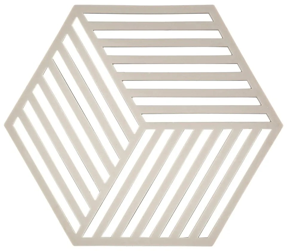 Svetlosivá podložka pod horúce nádoby Zone Hexagon