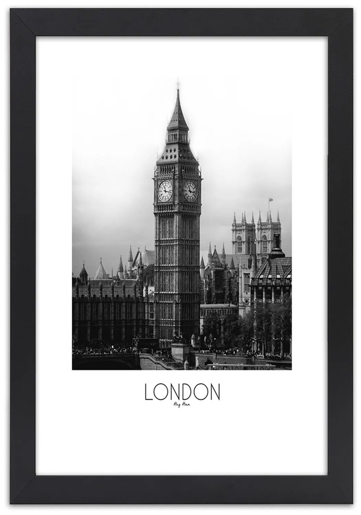 Gario Plagát Legendárny Big Ben Farba rámu: Bez rámu, Rozmery: 30 x 45 cm