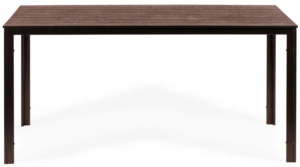 ModernHome Záhradný stôl 156 x 78 cm Hnedý