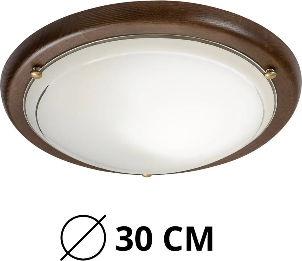 Rabalux UFON prisadené svietidlo max. 1x60W | E27 | IP20 - tmavé drevo