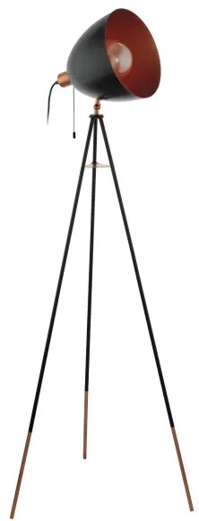 Eglo 49386 - Stojaca lampa CHESTER 1xE27/60W/230V