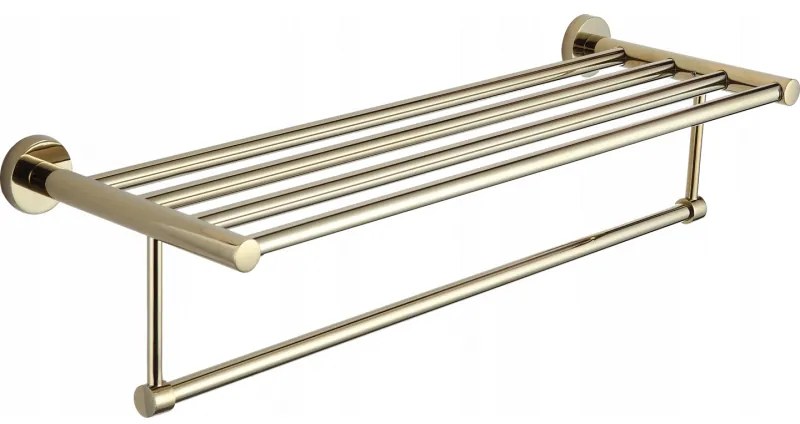 Mexen príslušenstvo, REMO polička na uteráky, zlatá, 7050720-50