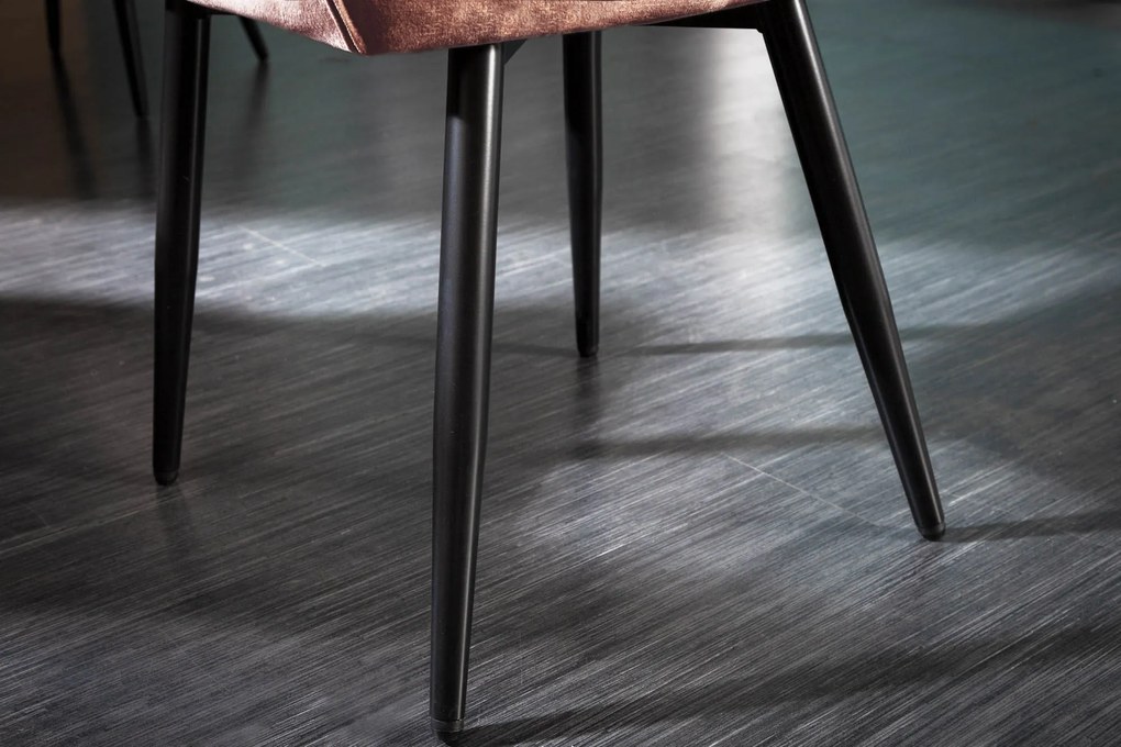Stolička Milano brown velvet