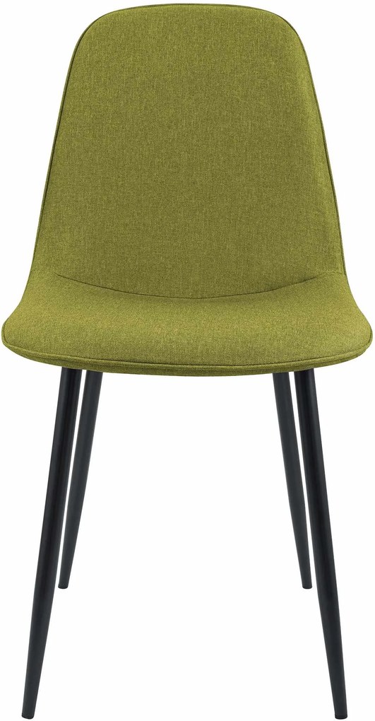 Sada 4 ks jedálenských stoličiek Maryam látka - zelená