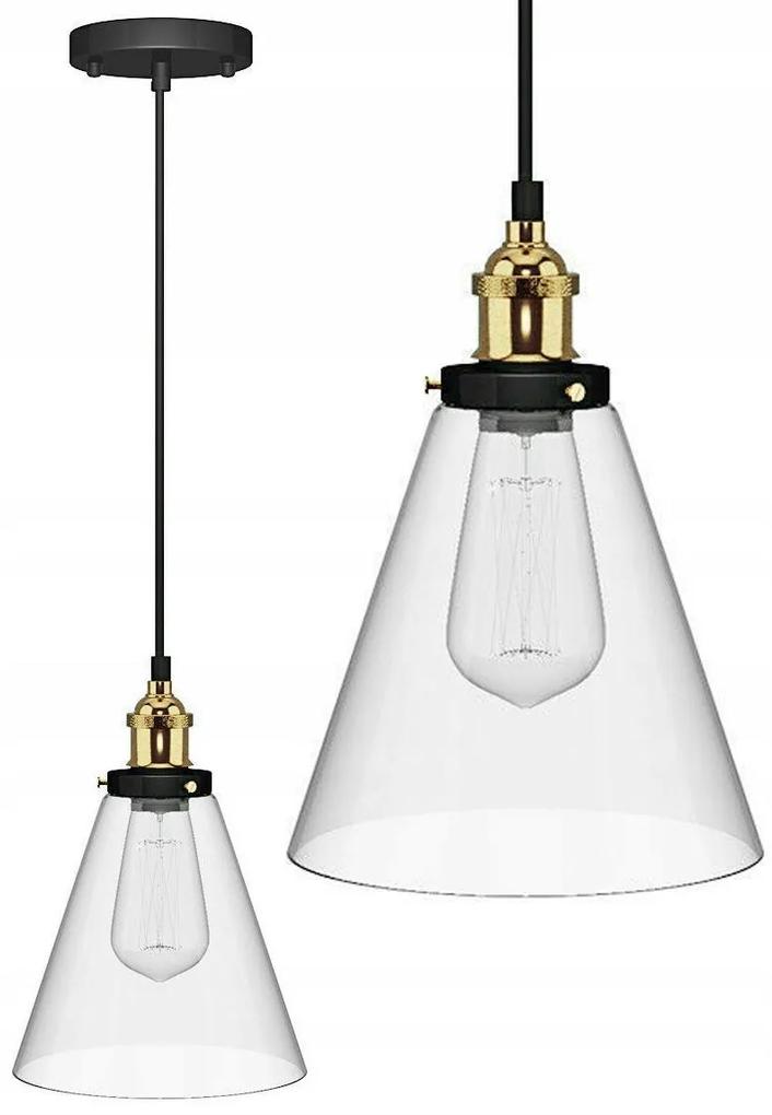 Dekorstudio Stropná lampa Verto A Varianta: Průhledný