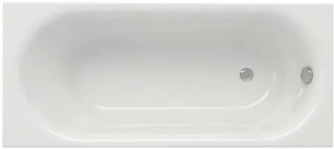 Cersanit Octavia, akrylátová vaňa 170x70cm + nožičky, biela, S301-253