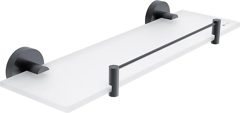 Nimco Polica s ohrádkou, 40 cm UNIX ČIERNA - UNC 13091BX-40-90