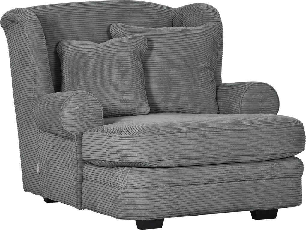 XXXLutz XXL KRESLO, textil, tmavosivá Ambia Home - Kreslá - 001877089603
