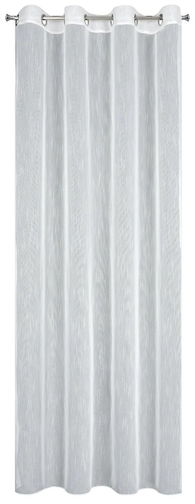ZÁCLONA NA KRÚŽKOCH MONIC 140X260 CM BIELA
