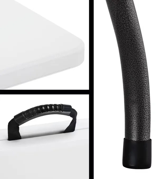 InternetovaZahrada Pivný set 183 cm - biely