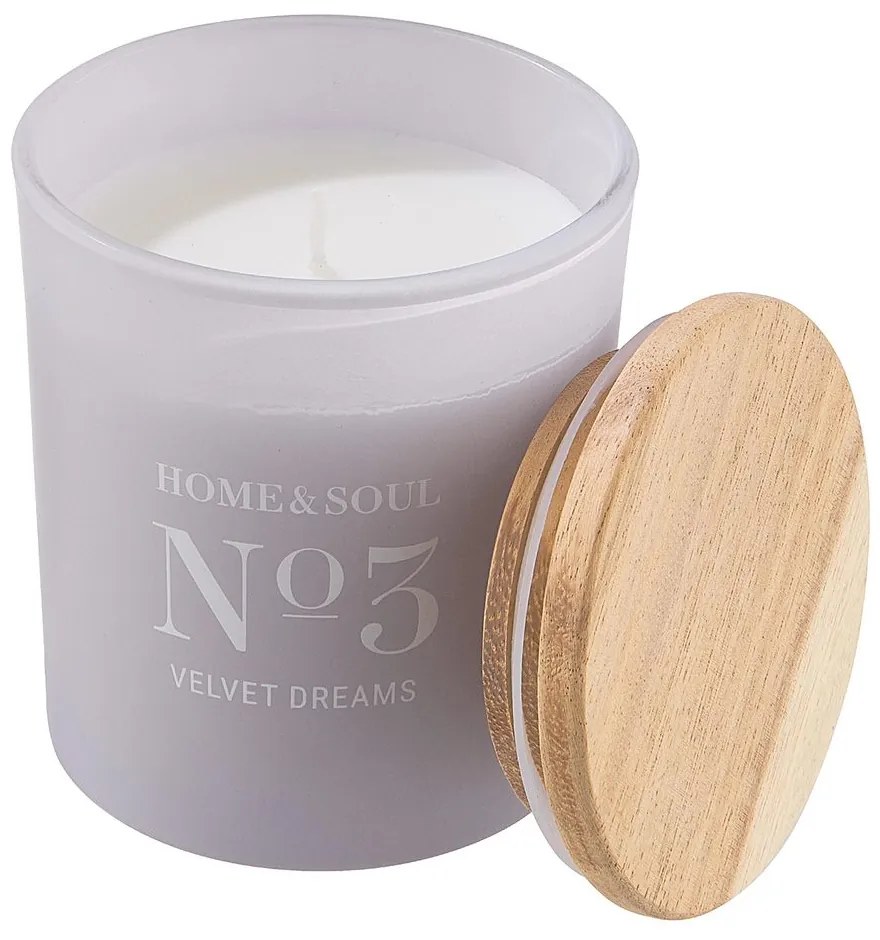 HOME & SOUL Vonná sviečka so sójovým voskom No. 3 Velvet Dream