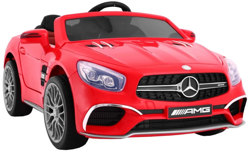 LEAN TOYS ELEKTRICKÉ AUTÍČKO MERCEDES AMG SL65 - NELAKOVANÉ - ČERVENÉ MOTOR 2x35W - BATÉRIA 12V/7Ah - 2023