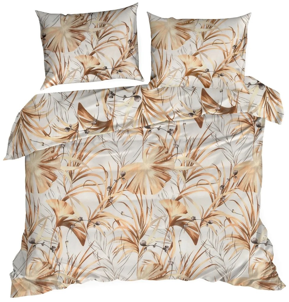 RENFORCÉ OBLIEČKY POLA 160X200 CM, 2 KS 70X80 CM LISTY