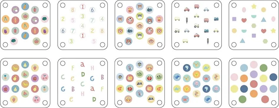 TookyToy Drevené pexeso - jabĺčka