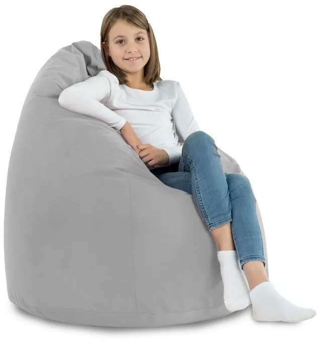 Sedací vak Bag Sako XL plyš Farba: 19. Sv. sivý