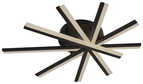 LED Stmievateľný prisadený luster LED/75W/230V 3000-6500K + diaľkové ovládanie