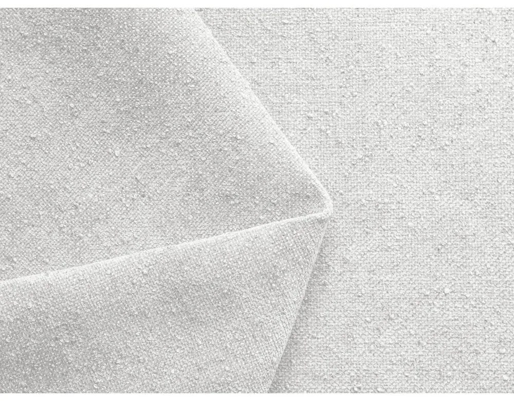 Biela čalúnená dvojlôžková posteľ s úložným priestorom s roštom 140x200 cm Hauke – Makamii