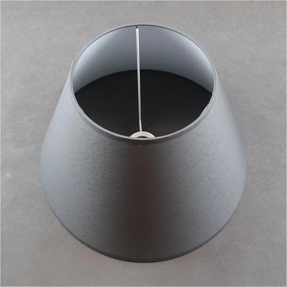 Náhradné tienidlo k stolovej lampe E27 24x40 cm sivé