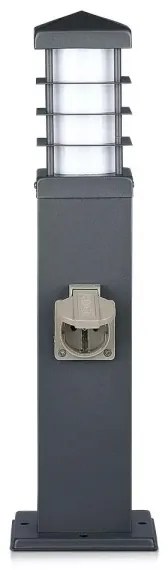 Vonkajšia lampa so zásuvkami 1xE27/13W/230V IP44