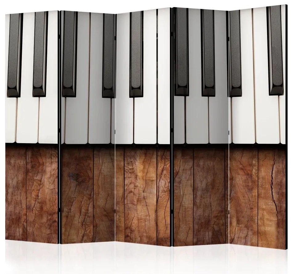 Artgeist Paraván - Inspired by Chopin - mahogany [Room Dividers]