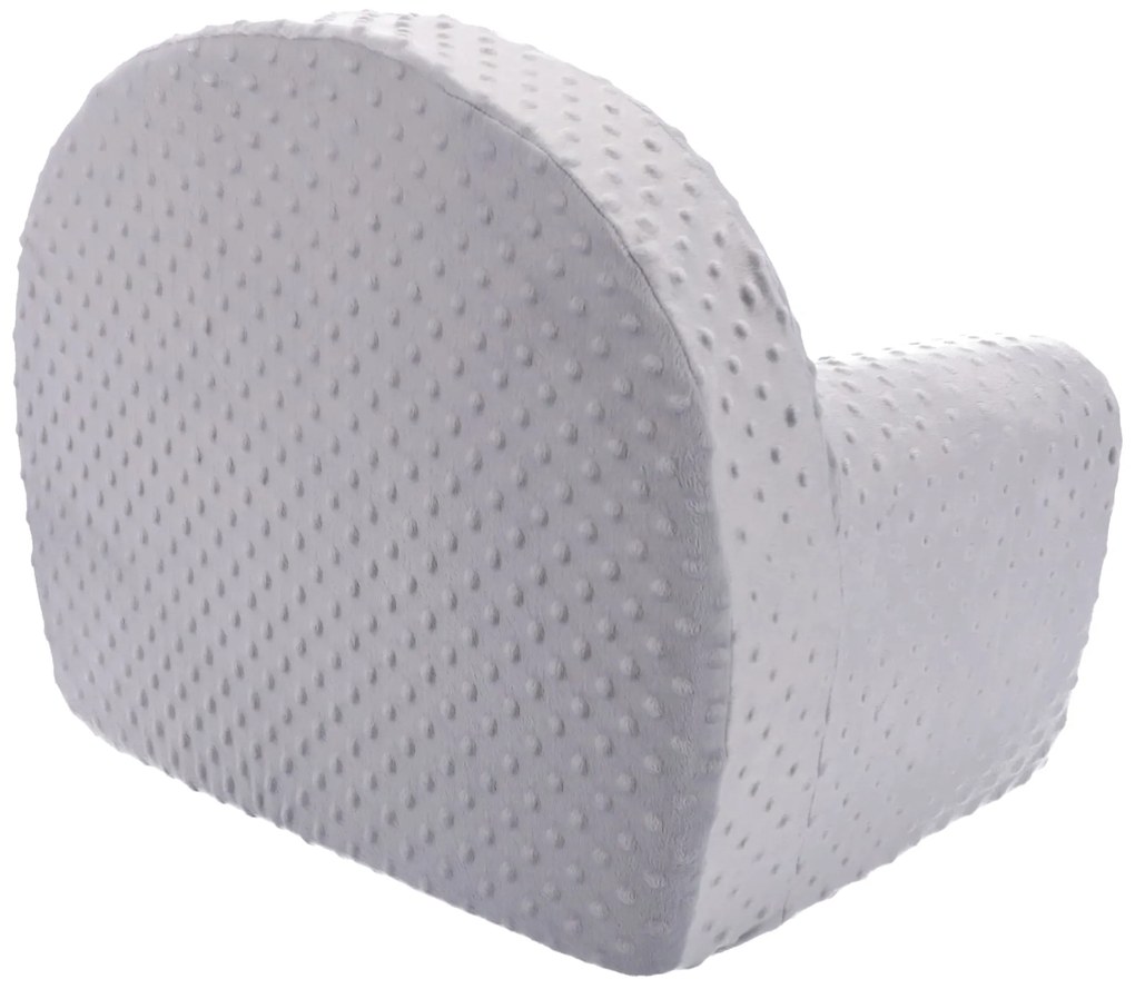 Detské kresielko MINKY - svetlo šedé