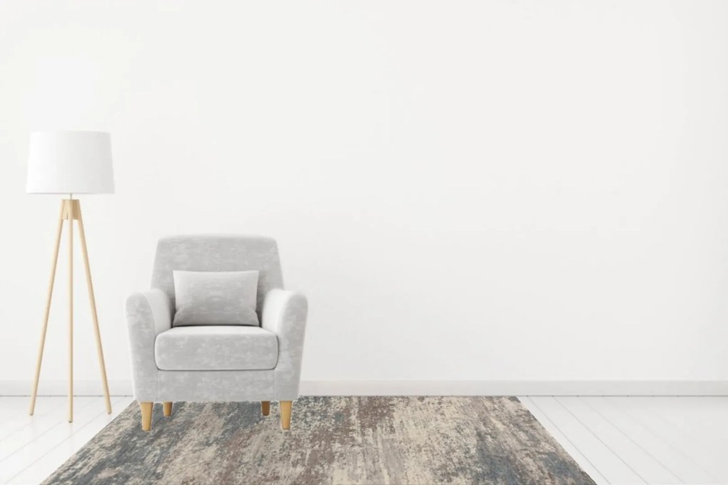 Kusový koberec Djobie 4583 621, 300x395, modrá, chodba / predsieň, Osta