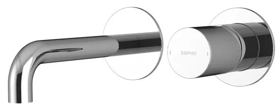 Sapho Sapho, ULTRATAP 2-prvková podomietková umývadlová batéria, hubica 20cm, chróm, UT018T