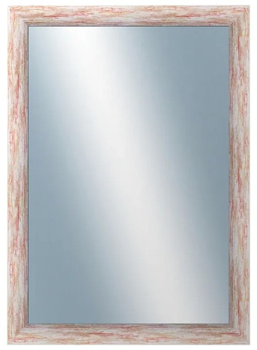 DANTIK - Zrkadlo v rámu, rozmer s rámom 50x70 cm z lišty PAINT červená veľká (2962)