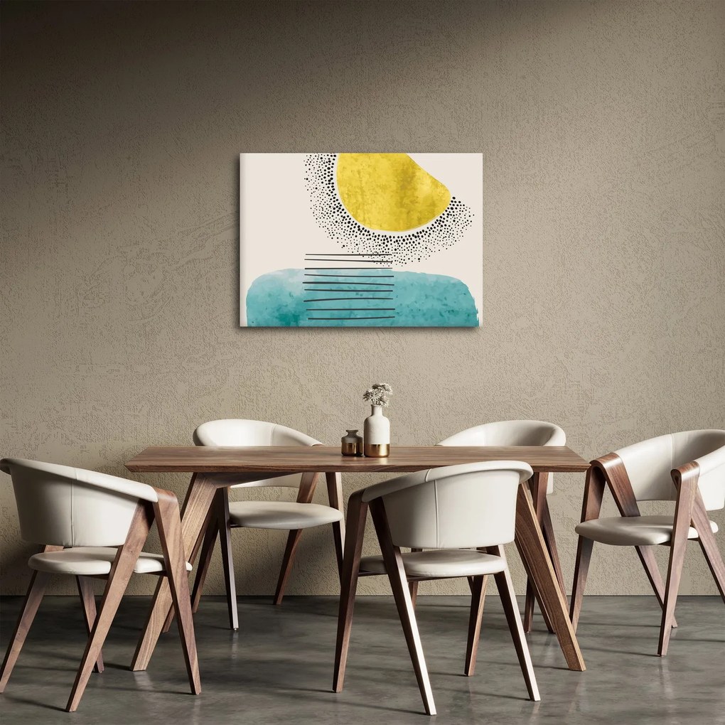 Obraz - Abstraktná maľba pláže N⁰2 (70x50 cm)