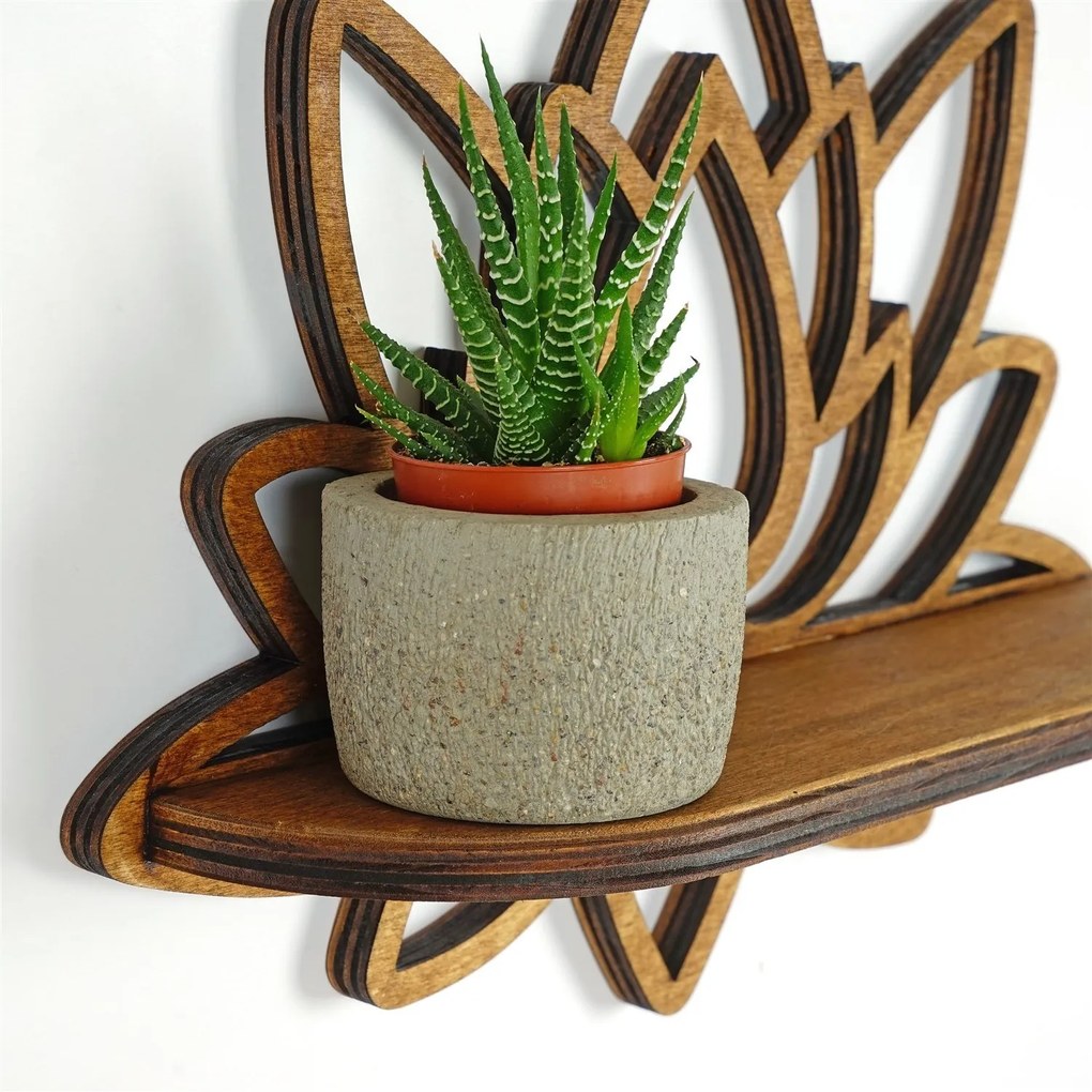 Nástenná polica Raf264 orech