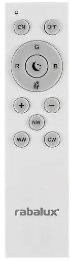 Rabalux 3510-LED RGB Stmievané stropné svietidlo EVEREST LED/40W/230V Wi-Fi + diaľkové ovládanie