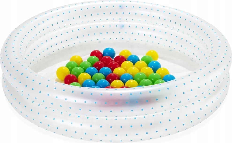 CH NAFUKOVACÍ ZÁHRADNÝ BAZÉN / OHRADKA 91 cm x 20 cm + 50 GULÍ