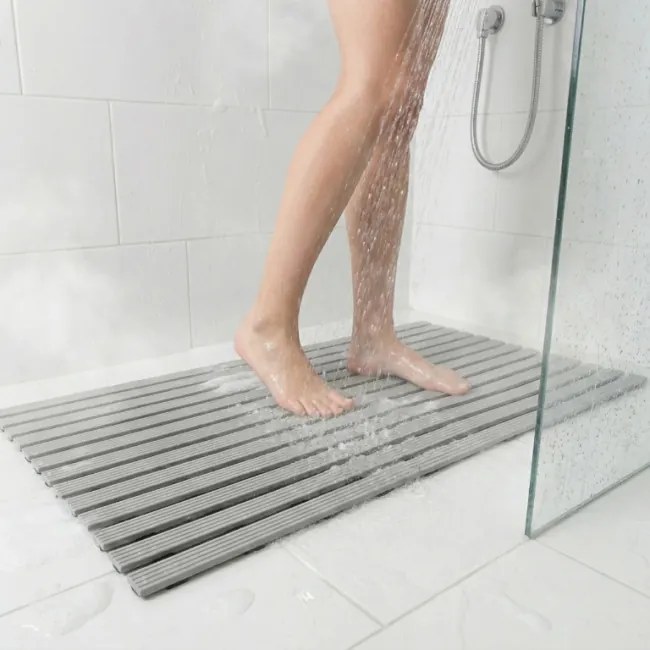 Kúpeľňová predložka sivá 1