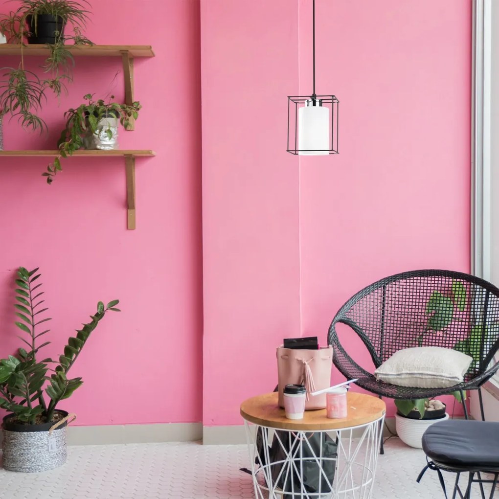 Závesný luster Swank Aj čierny