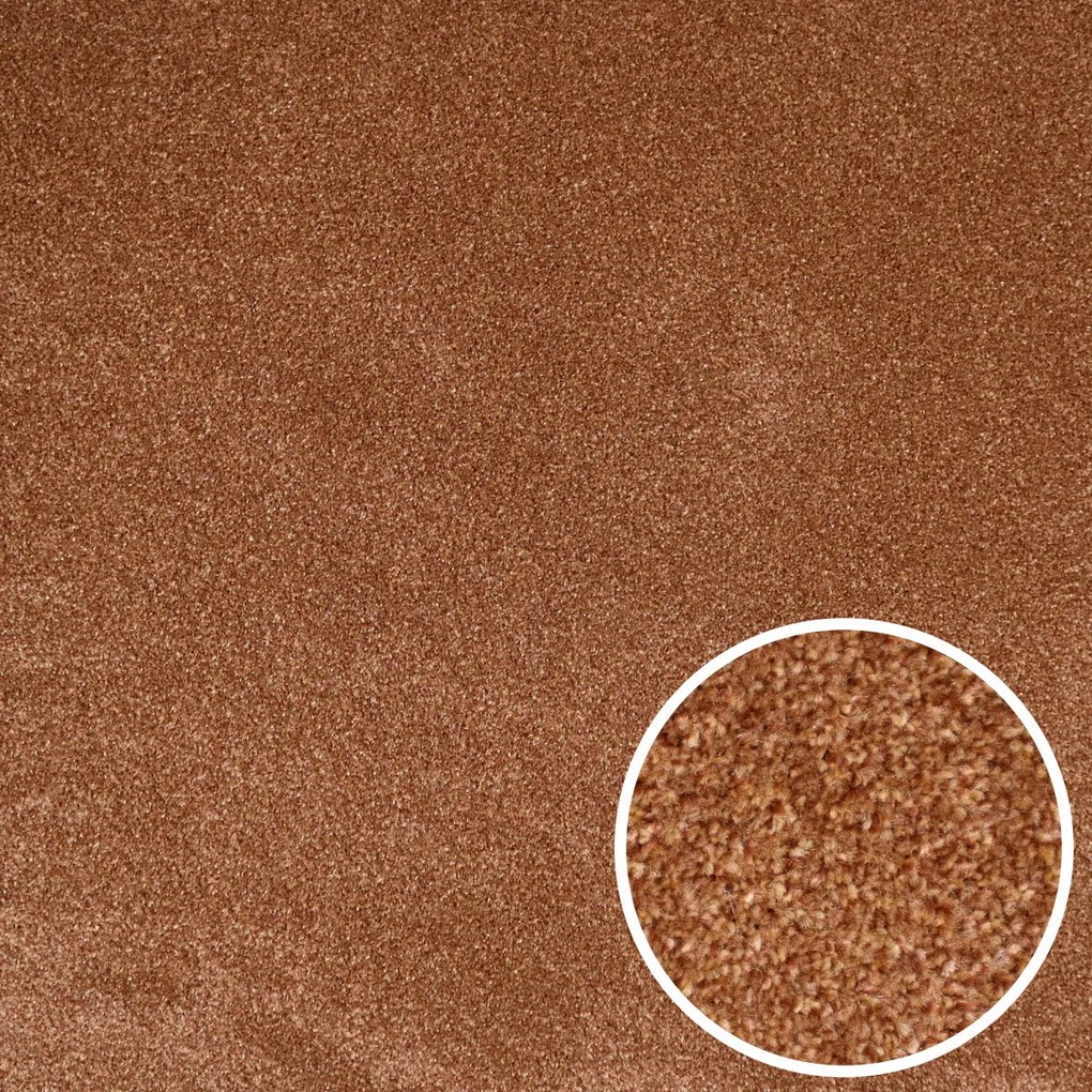 Condor Carpets, Metrážny koberec Prestige 496, na mieru, šíře 4m, oranžová, ab (mriežka), detská izba