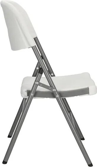 SPRINGOS Cateringová súprava, turistický stôl 240 cm so 6 stoličkami, skladacia biela súprava