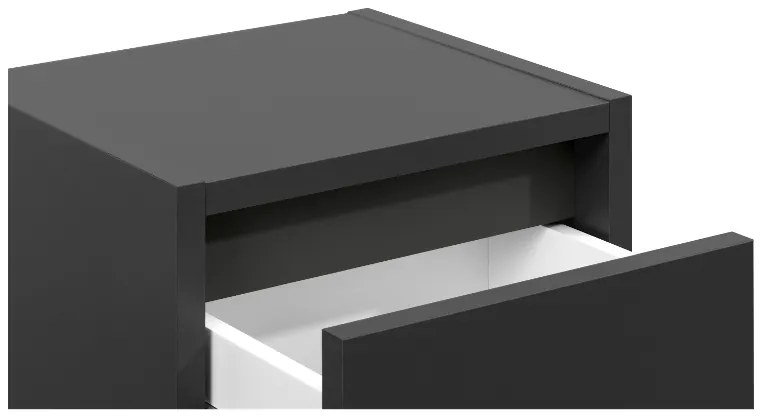 Livarno home Skrinka do kúpeľne Oslo, antracitová  (100391358)