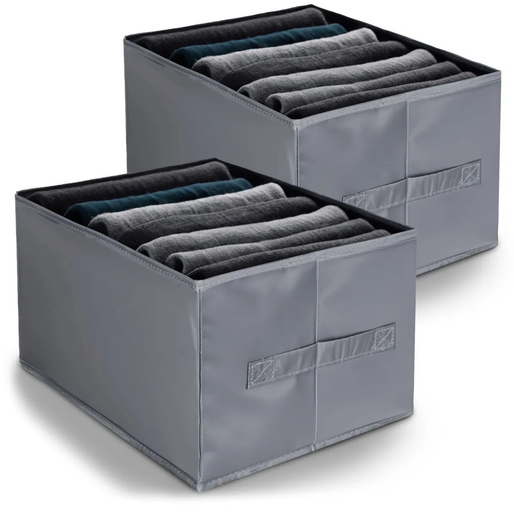 Súprava 2 ks organizérov LIAM sivá