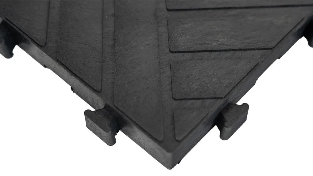 Multy Home Gumová dlaždica EXTREME SOLID 45 x 45 cm, čierna