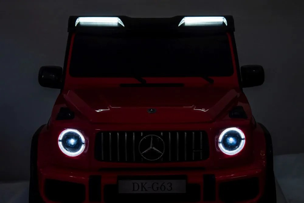 LEAN CARS Elektrické autíčko Mercedes G63 XXL červené 4x4