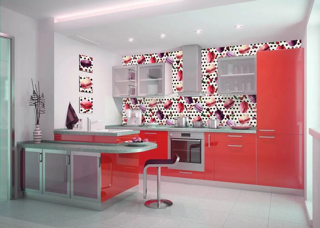 Fototapeta - Macarons (254x184 cm)