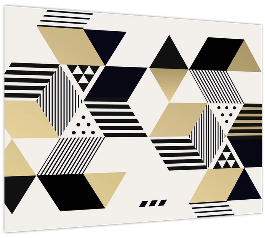 Obraz - Geometrické tvary N⁰1 (70x50 cm)
