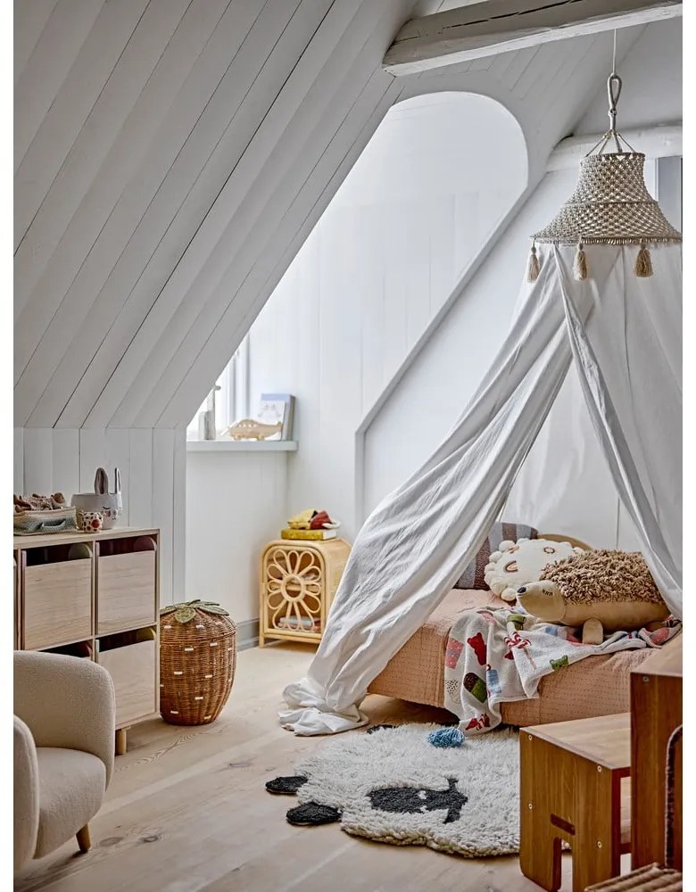 Biela detská deka 130x160 cm Sweets – Bloomingville Mini