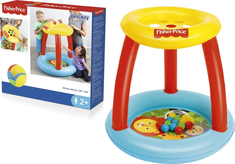 LEAN Detský nafukovací bazénik so strieškou Fisher-Price Bestway 93541